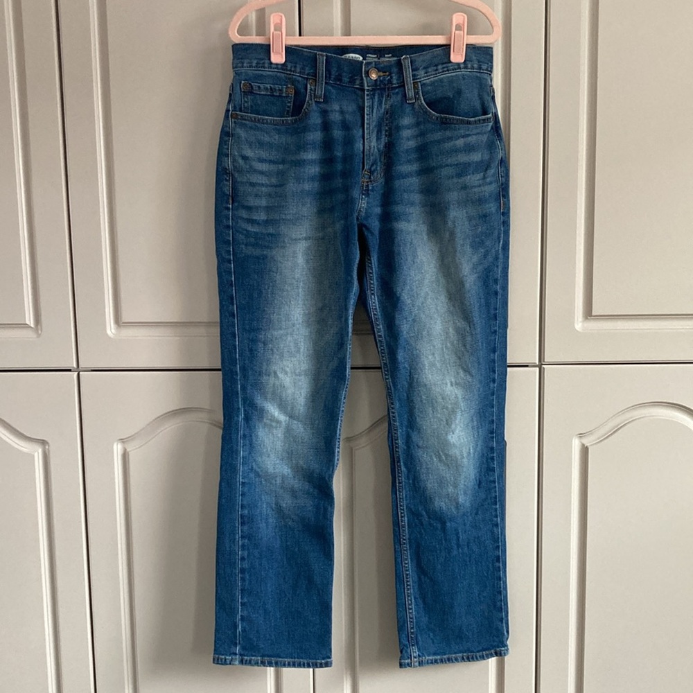 Old Navy Men's Straight Built-In Flex Jeans 31 x 30